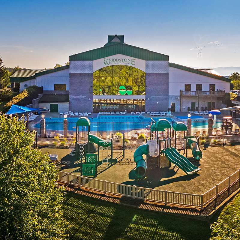 The Woodstone Recreation Building at Massanutten Resort
