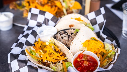 Tacos at Base Camp